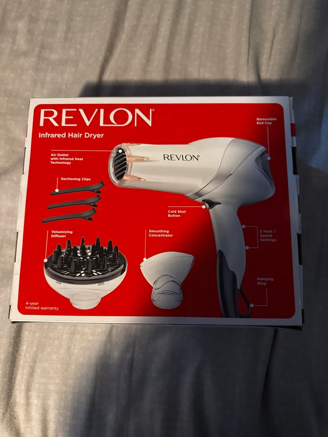 New Revlon Boosted Shine Infrared Hair Dryer image indicator(4)