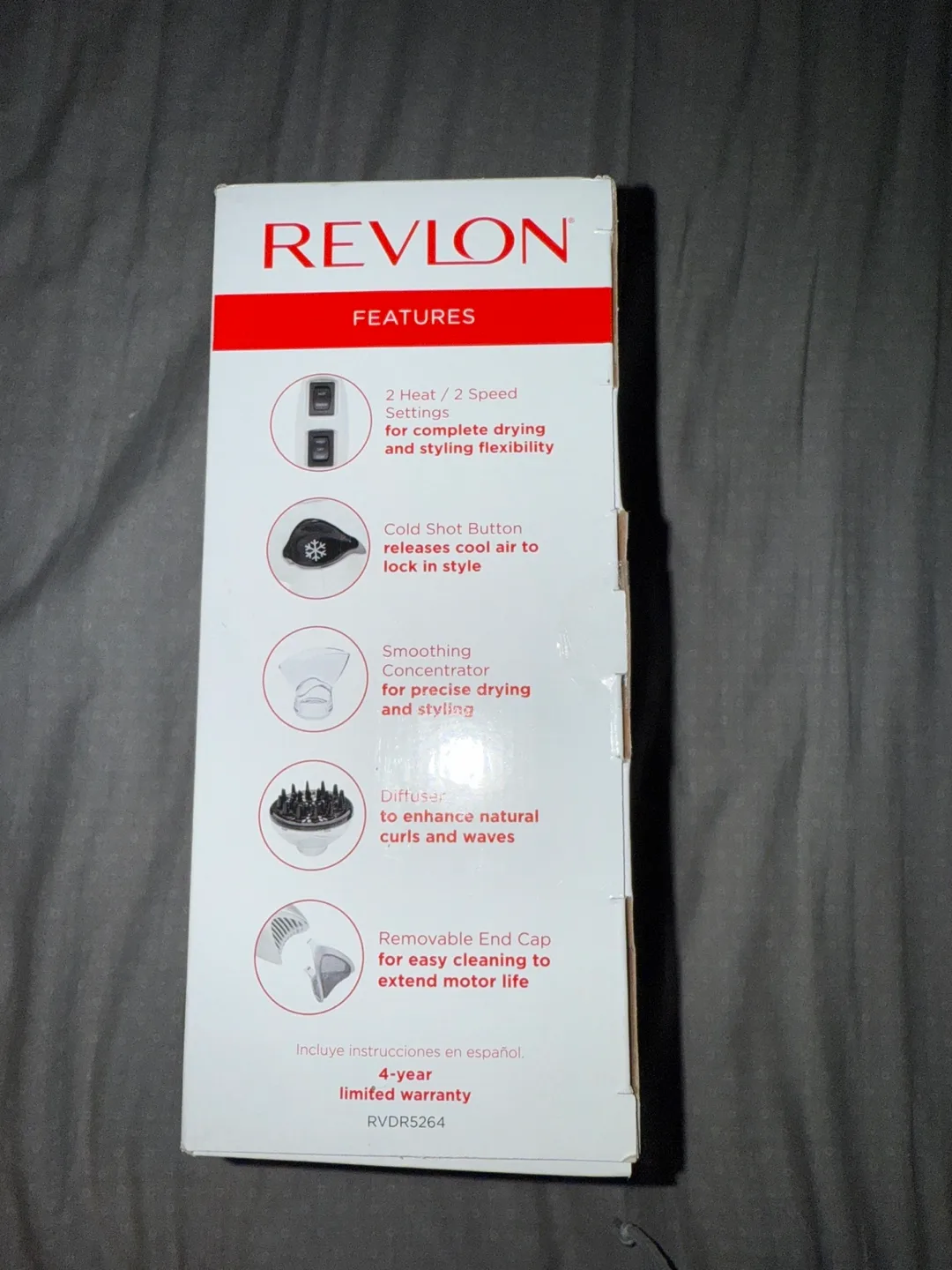 New Revlon Boosted Shine Infrared Hair Dryer image indicator(3)