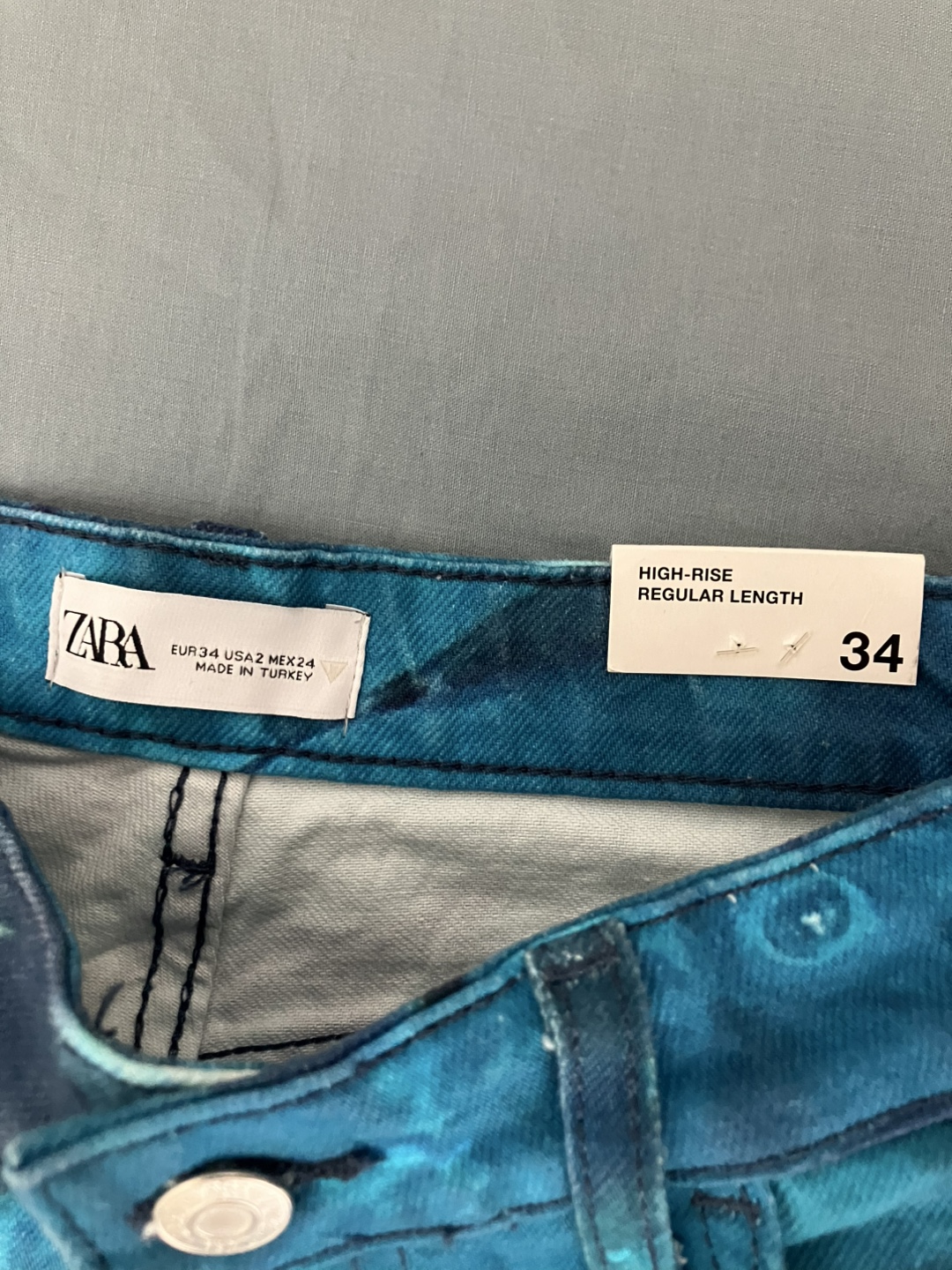 Zara High-Rise Whale Jeans - Size 2 - photo 3