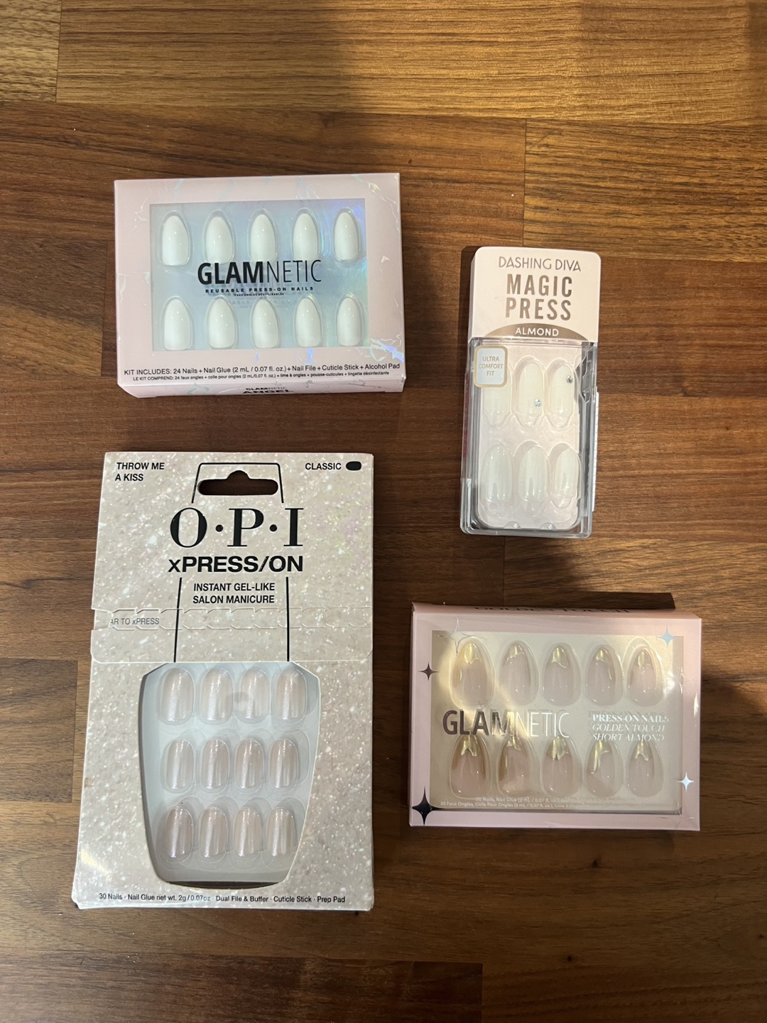 Press-On Nails - Glamnetic, Dashing Diva, OPI