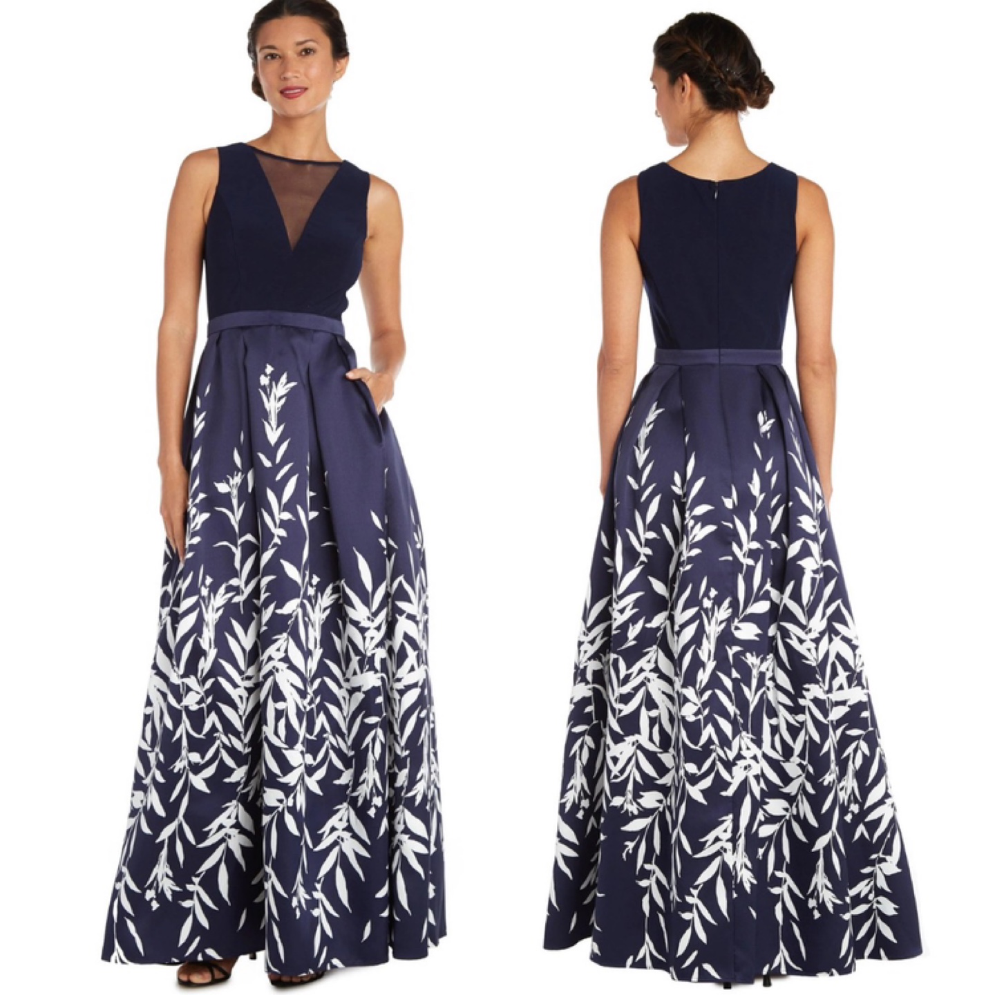Laura Petite Long Formal Dress