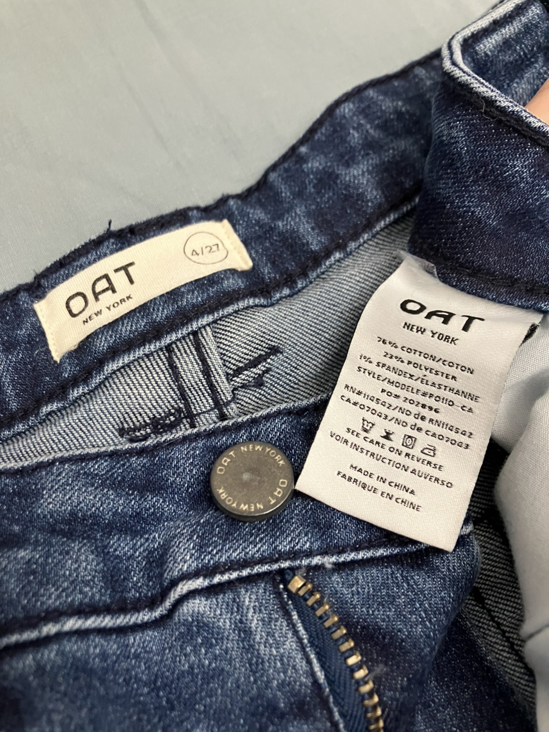 OAT New York Jeans Size 4 - photo 3