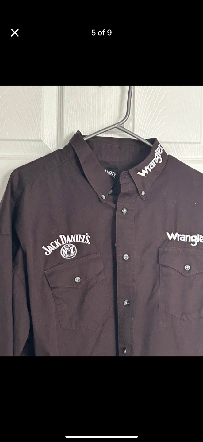 Wrangler X Jack Daniel’s Long Sleeve Western Shirt-Size XXL - photo 5