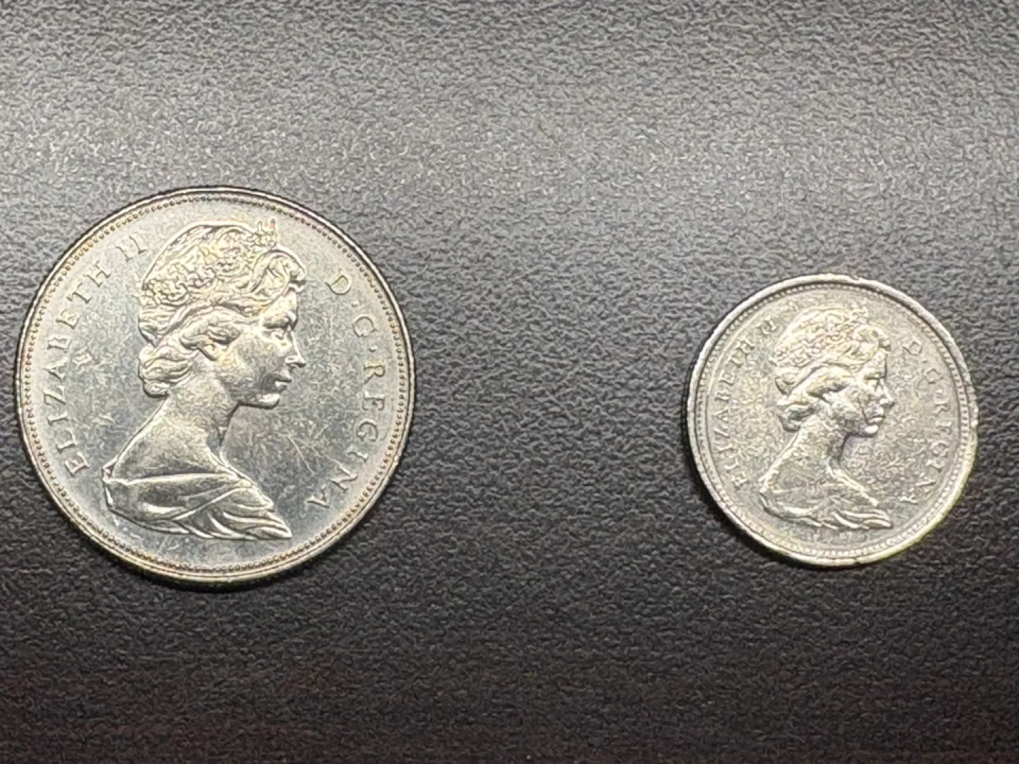 1968 Canadian Silver Dollar & Quarter image indicator(2)