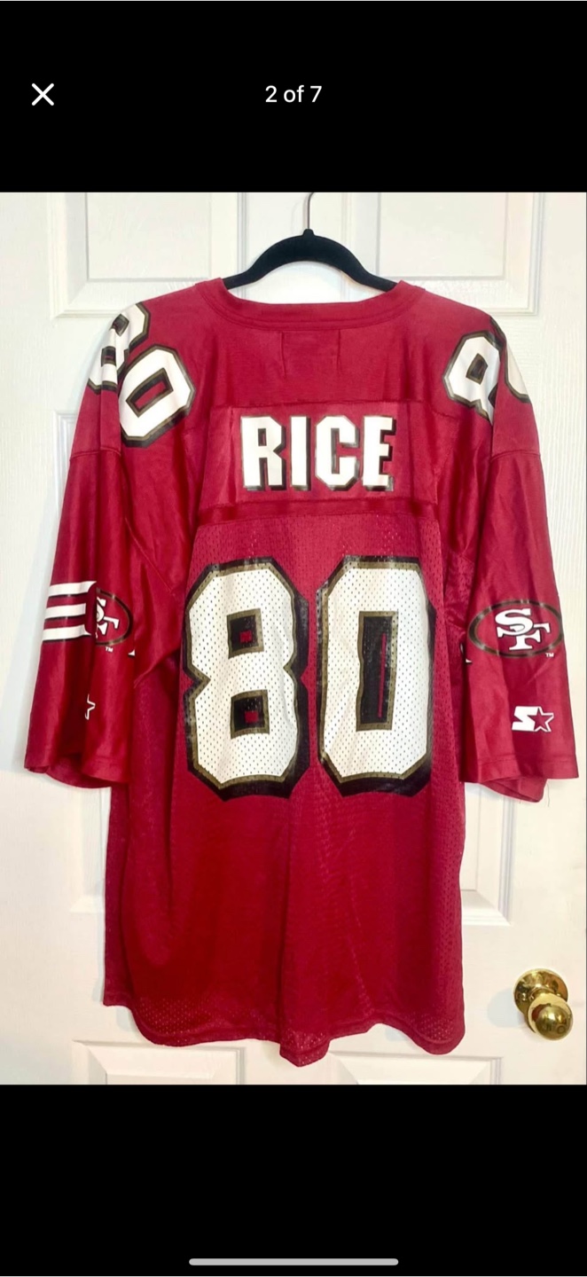Starter Jerry Rice San Francisco 49ers Jersey- Size 52- XL - photo 2