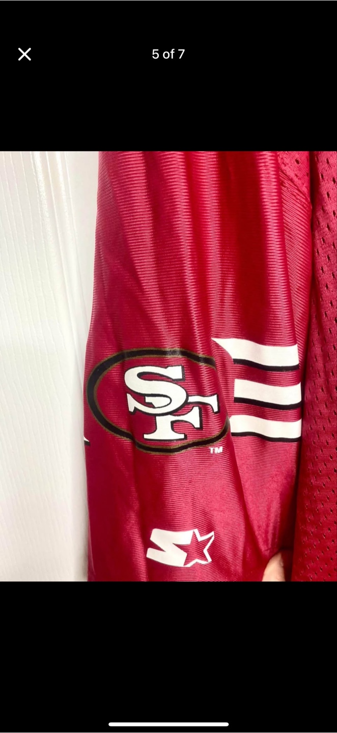 Starter Jerry Rice San Francisco 49ers Jersey- Size 52- XL - photo 5