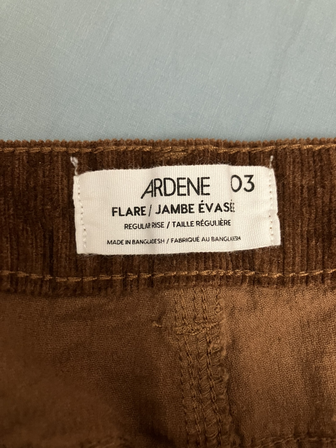 Ardene Flare Corduroy Pants - Size 3 - photo 3