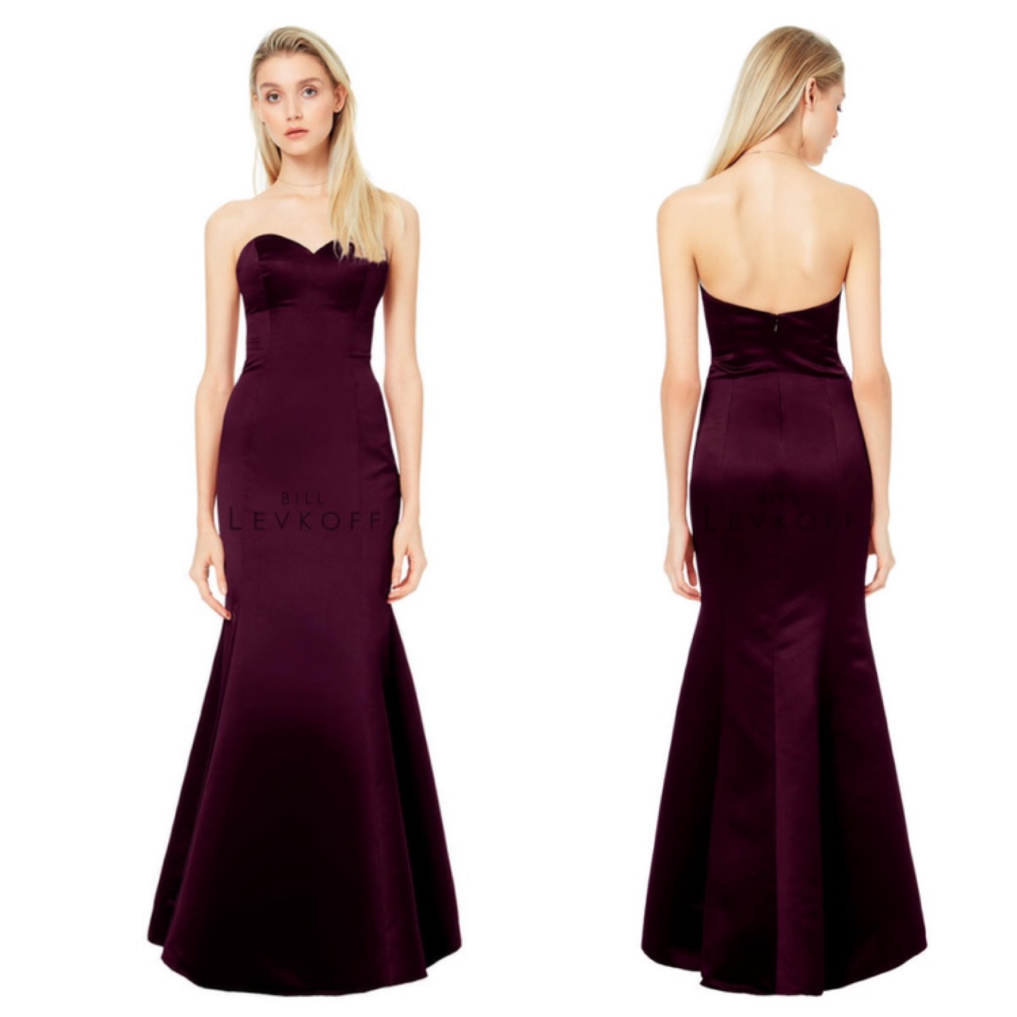 Bill Levkoff Bridesmaid Mermaid Dress