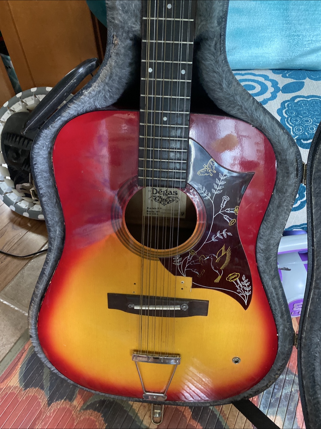 El Degas 12-String Acoustic Guitar