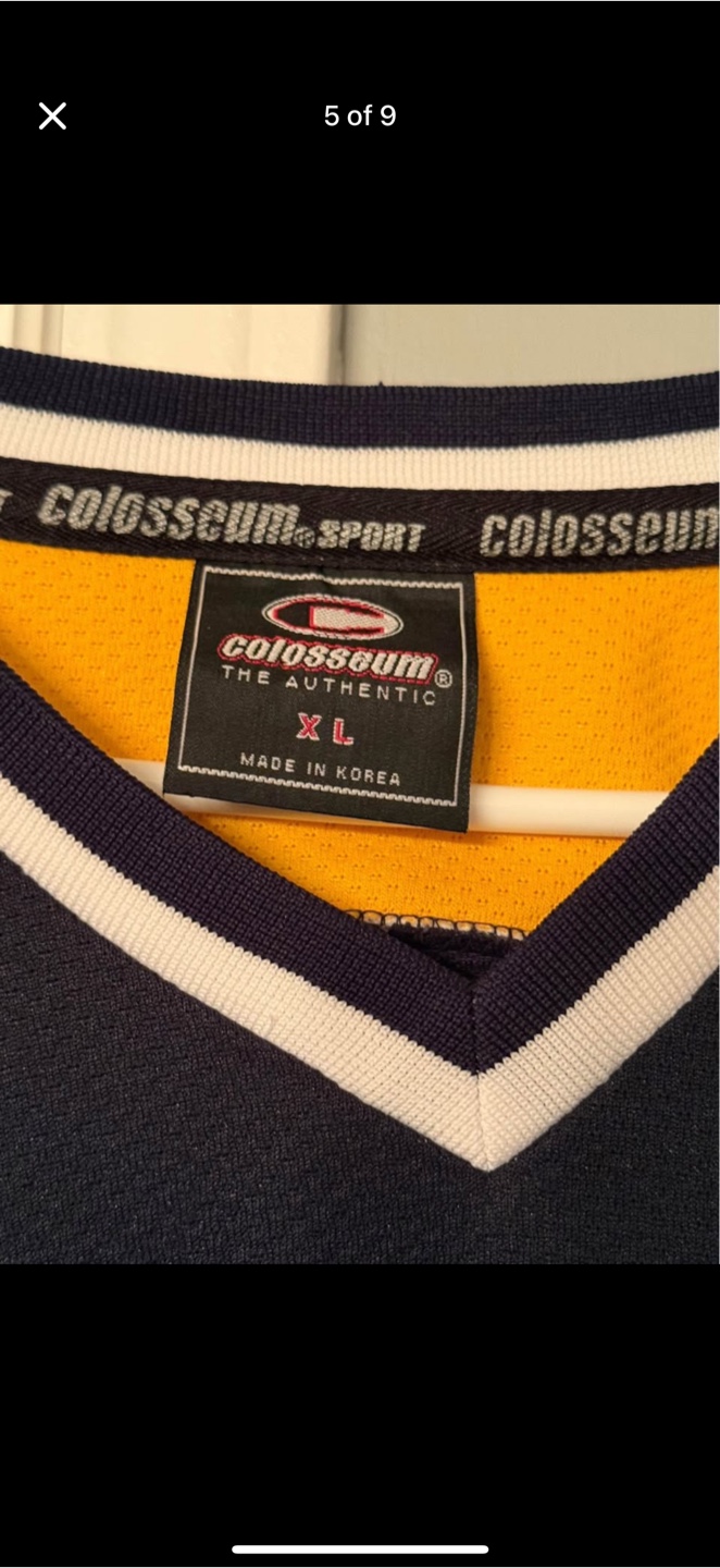 UCLA Bruins NCAA Hockey Jersey Colosseum Sports- Size XL - photo 5