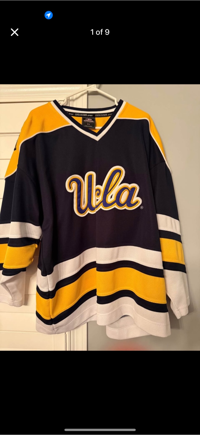 UCLA Bruins NCAA Hockey Jersey Colosseum Sports- Size XL