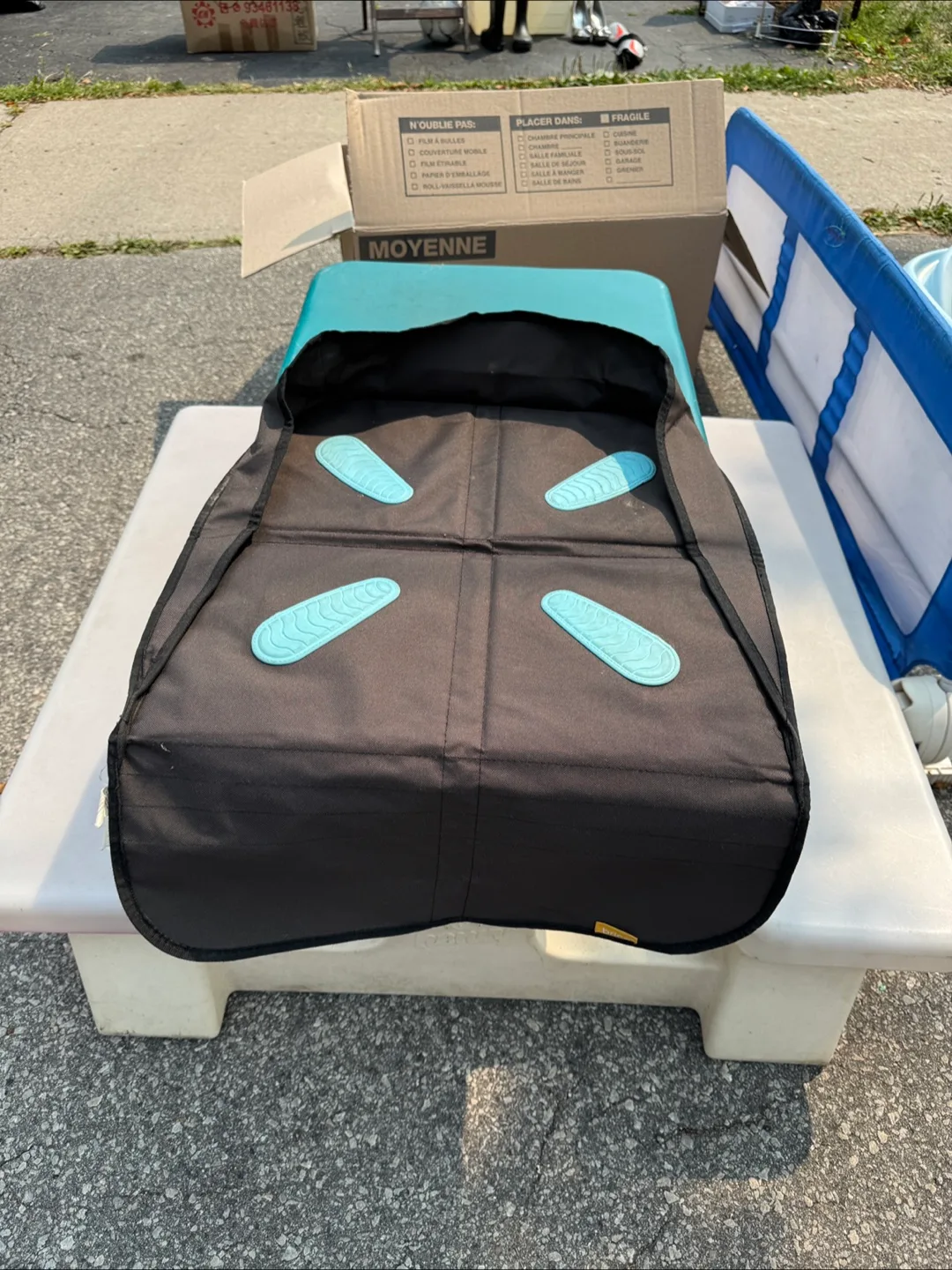 Booster Car Seat Protector - Black thumbnail