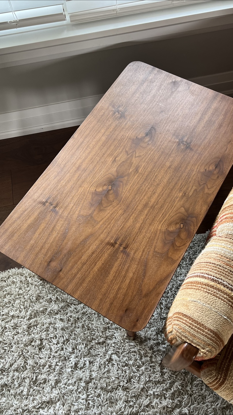 MCM walnut end table - photo 2