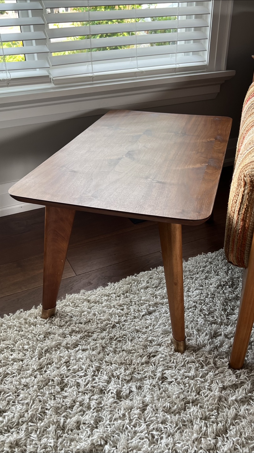 MCM walnut end table - photo 3