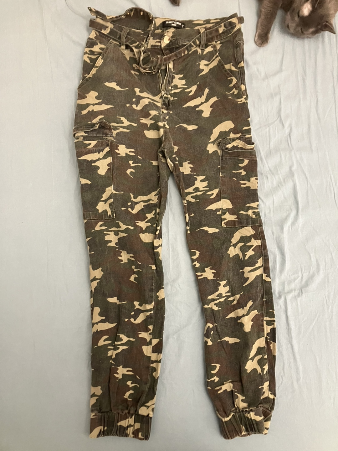 Camo Cargo Pants - Size L