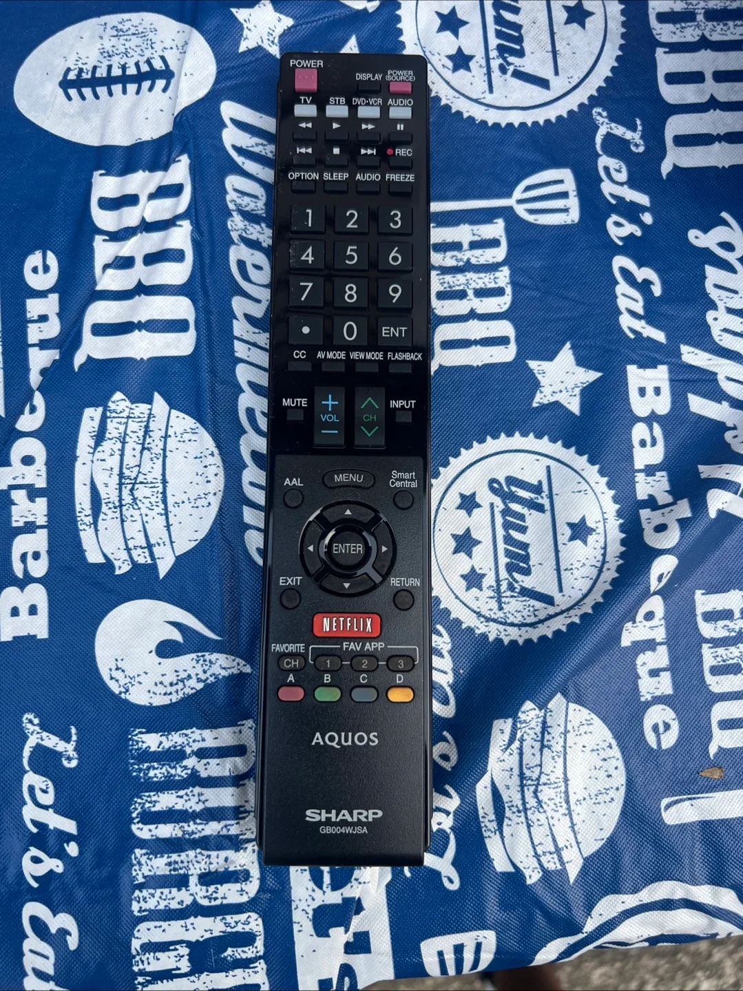 Sharp Aquos TV Remote GB004WJSA thumbnail