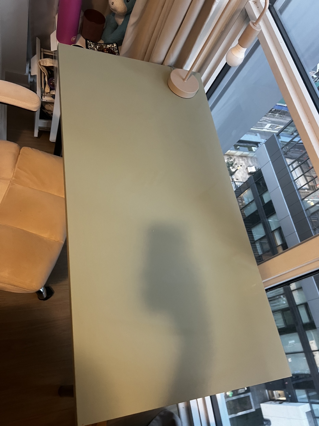 Green Ikea Linnmon desk - photo 3