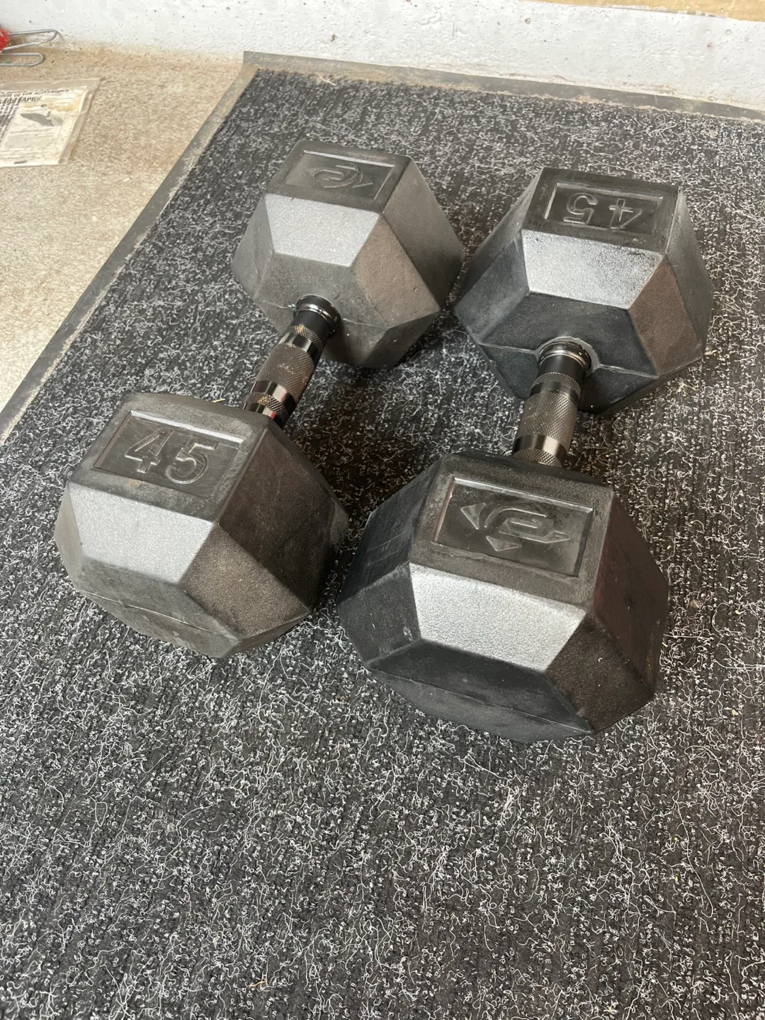 Pair of 45lb Dumbbells thumbnail