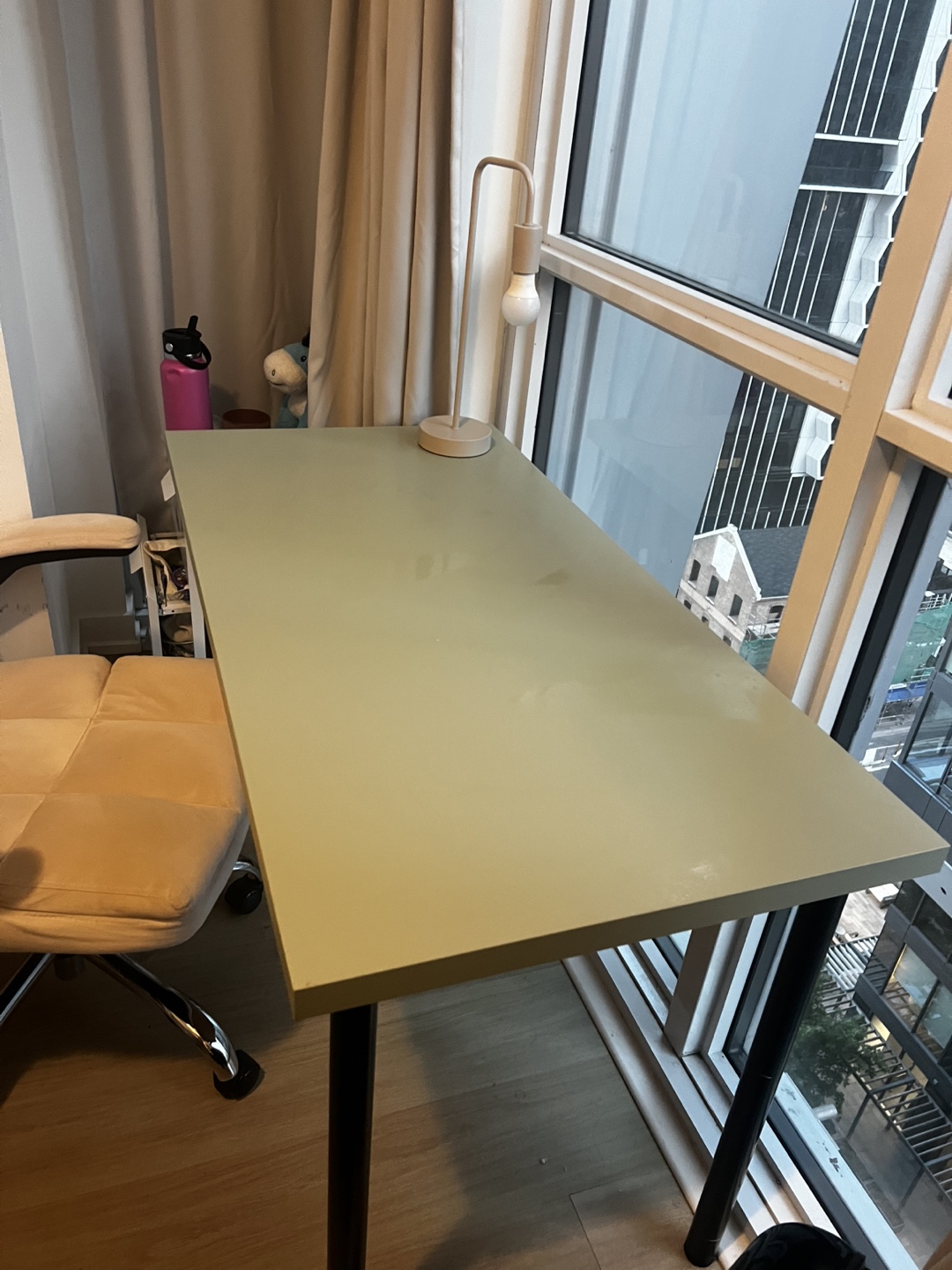 Green Ikea Linnmon desk - photo 2