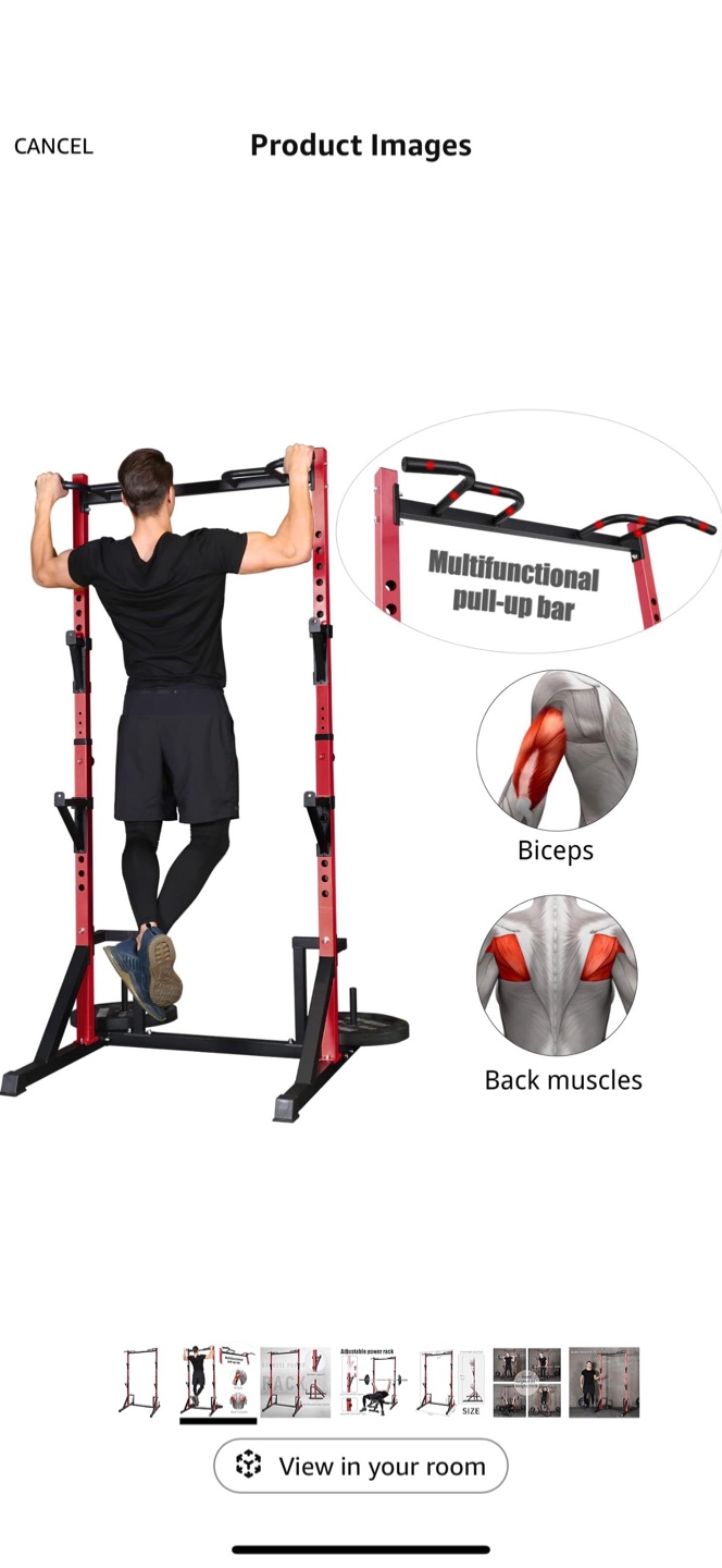 CANPA Multifunction Power Rack with Pull up Bar - photo 3