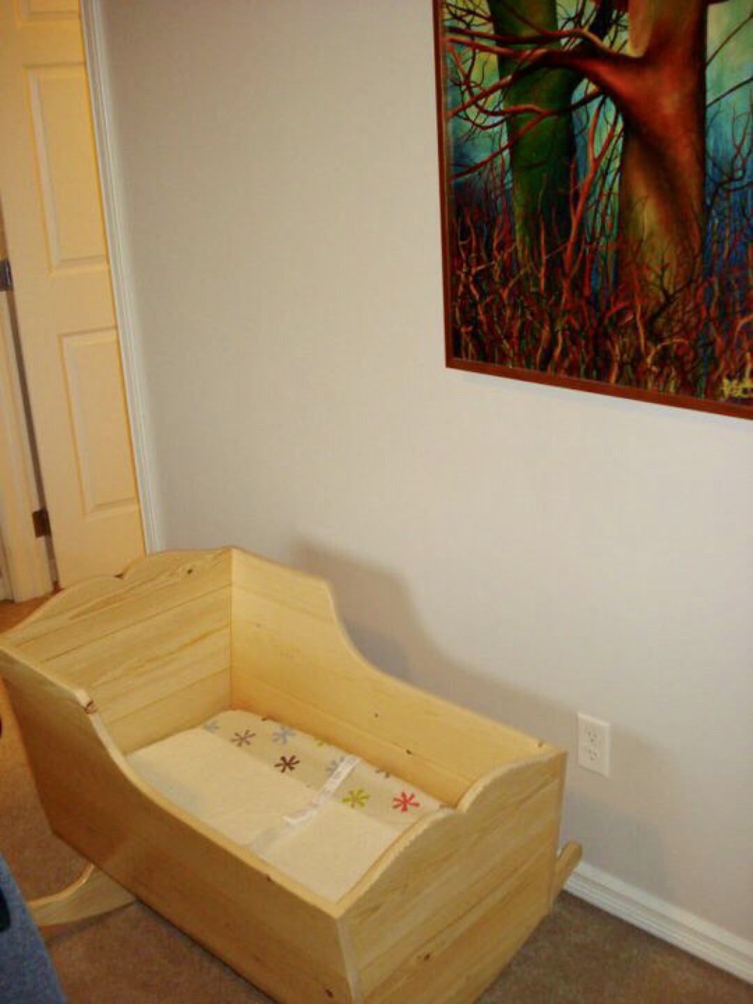Wooden Baby Cradle - photo 3