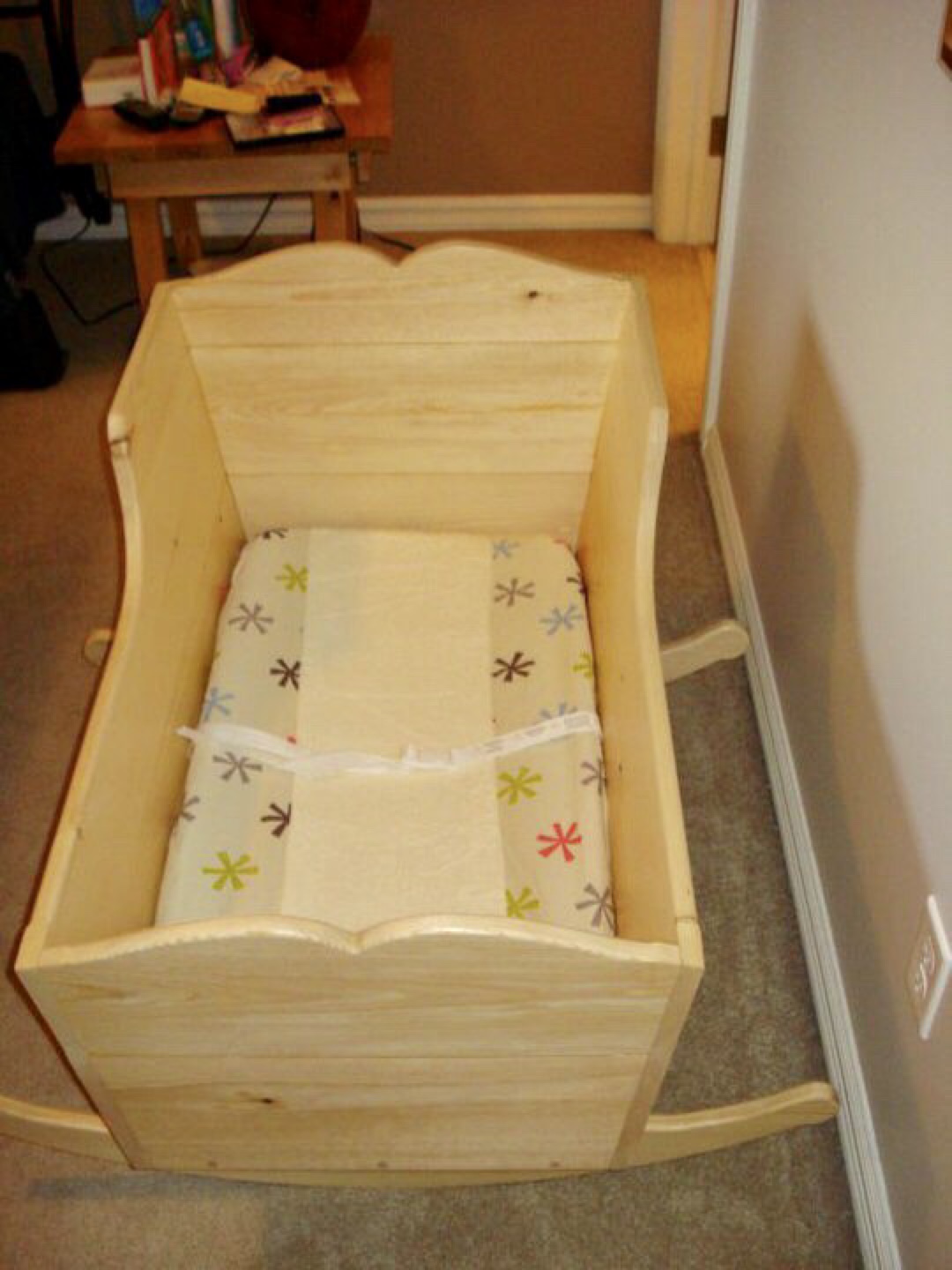 Wooden Baby Cradle - photo 4