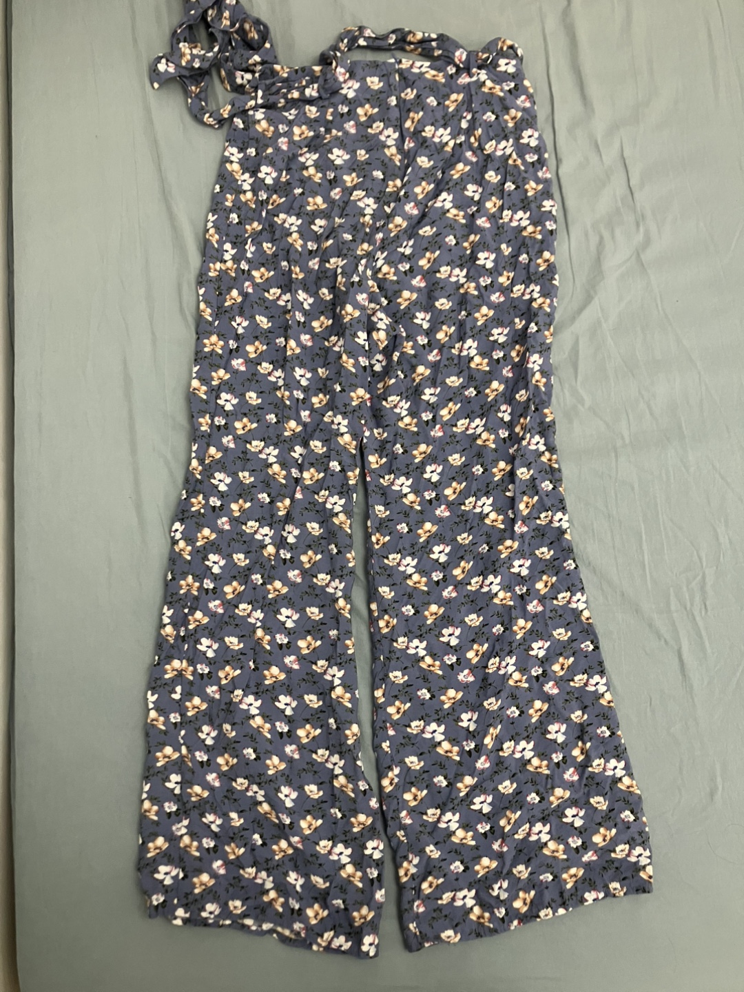 Blue Floral Pants - Size Medium - photo 2