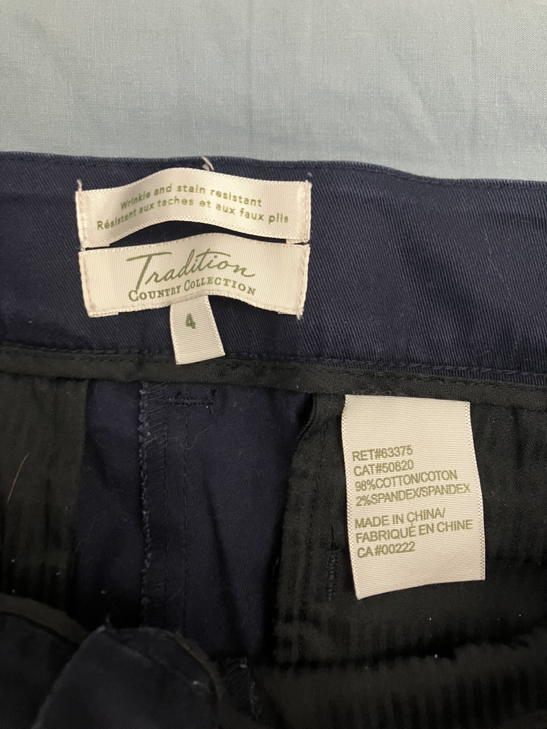Dark Blue Pants- Size 4 - photo 3