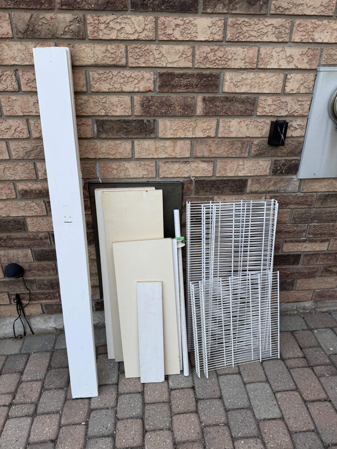White Shelf Parts - Shelves, Boards, and Support