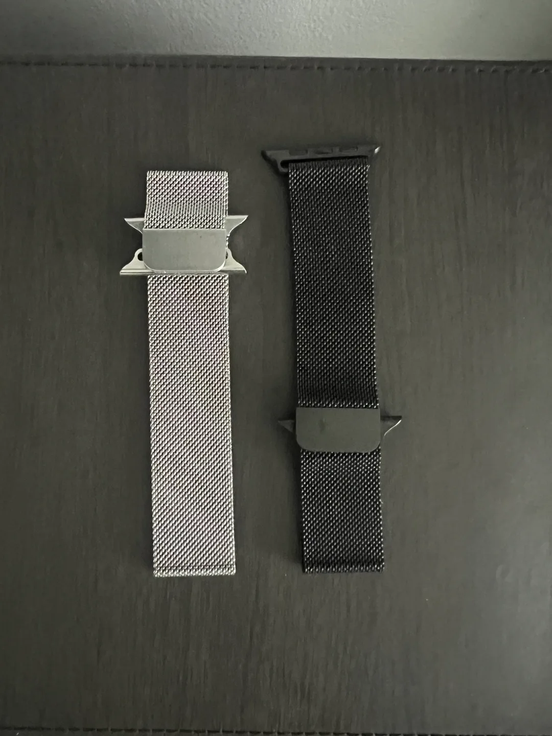 Apple Watch Bands - Silver & Black thumbnail