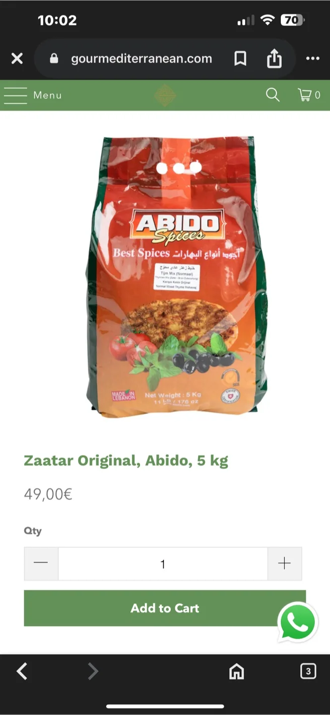 Abido Brand Thyme 5 Kg image indicator(7)