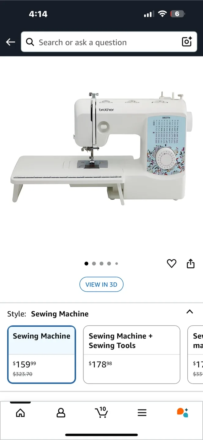 Brother XR3774 Sewing Machine thumbnail