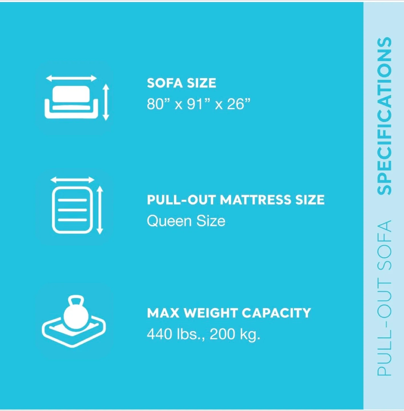 Intex Queen Size Inflatable Pull-Out Sofa Bed, Dark Gray image indicator(2)