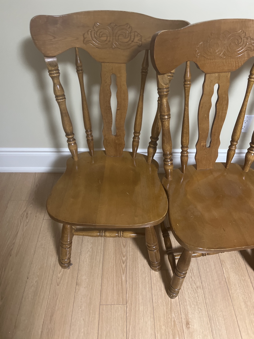 Wooden Dining Chairs - Set of 4 - photo 3