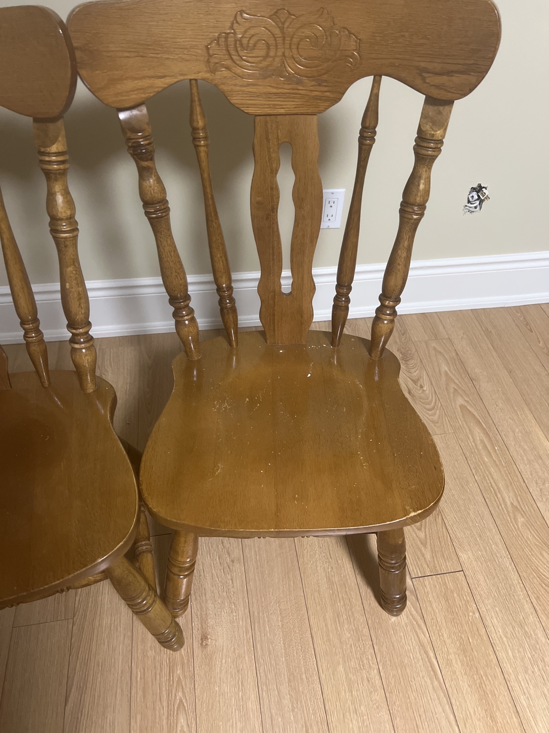 Wooden Dining Chairs - Set of 4 - photo 2