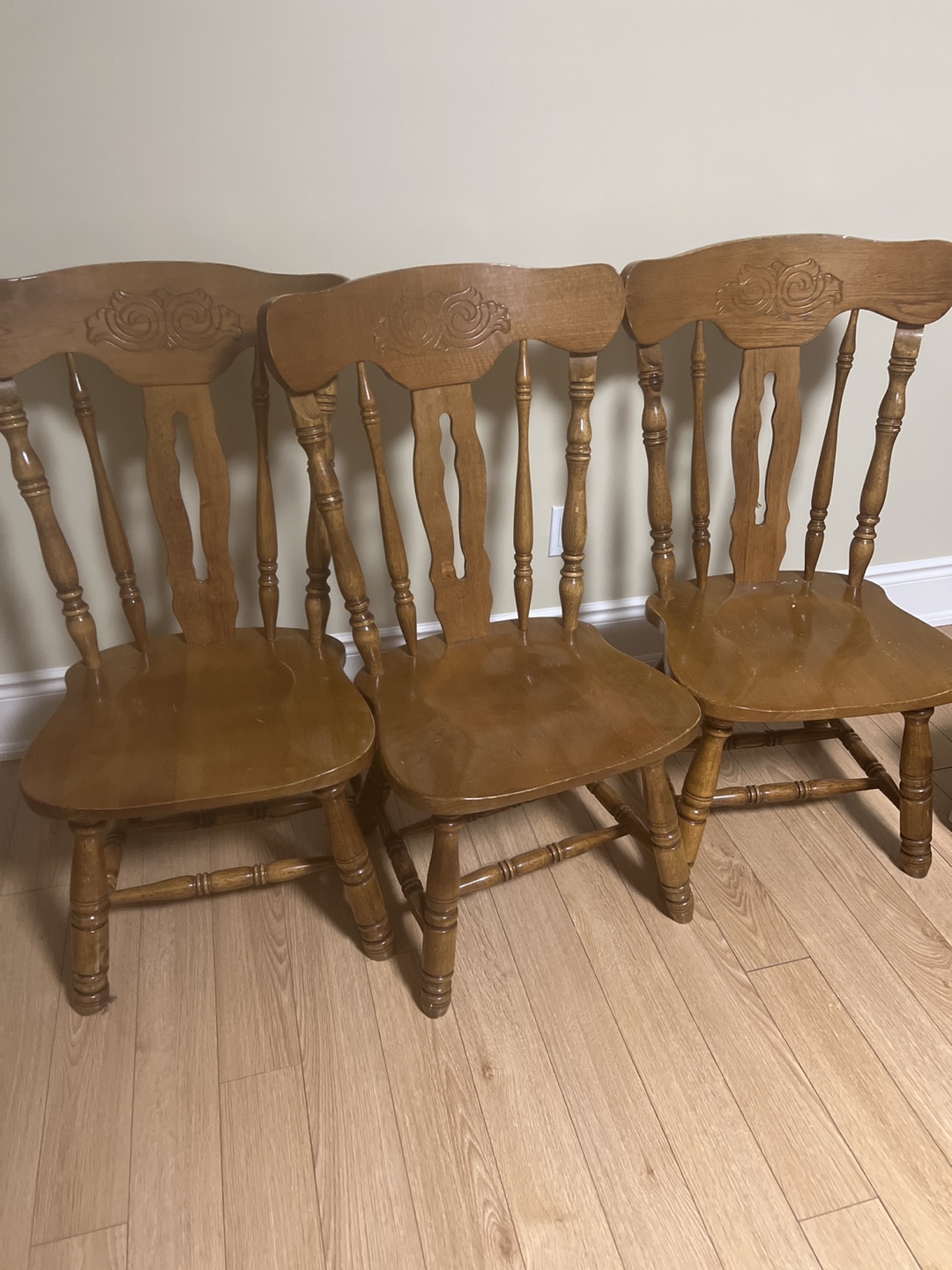 Wooden Dining Chairs - Set of 4 - photo 4