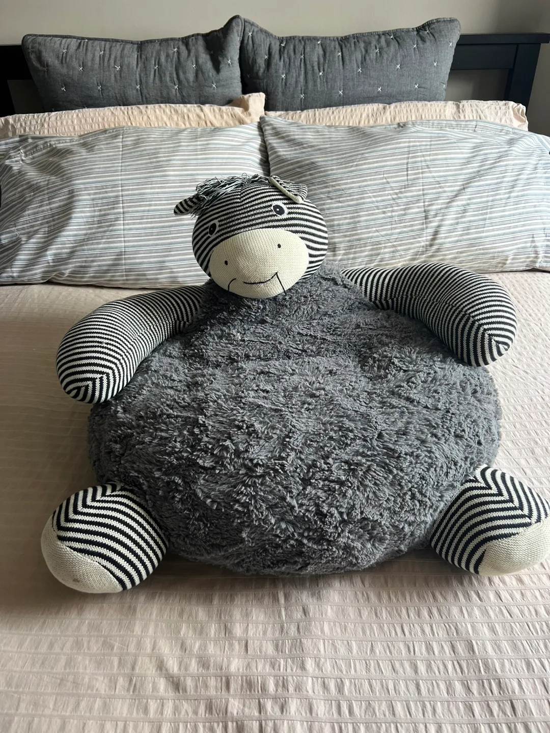 Zebra Plush Pillow thumbnail