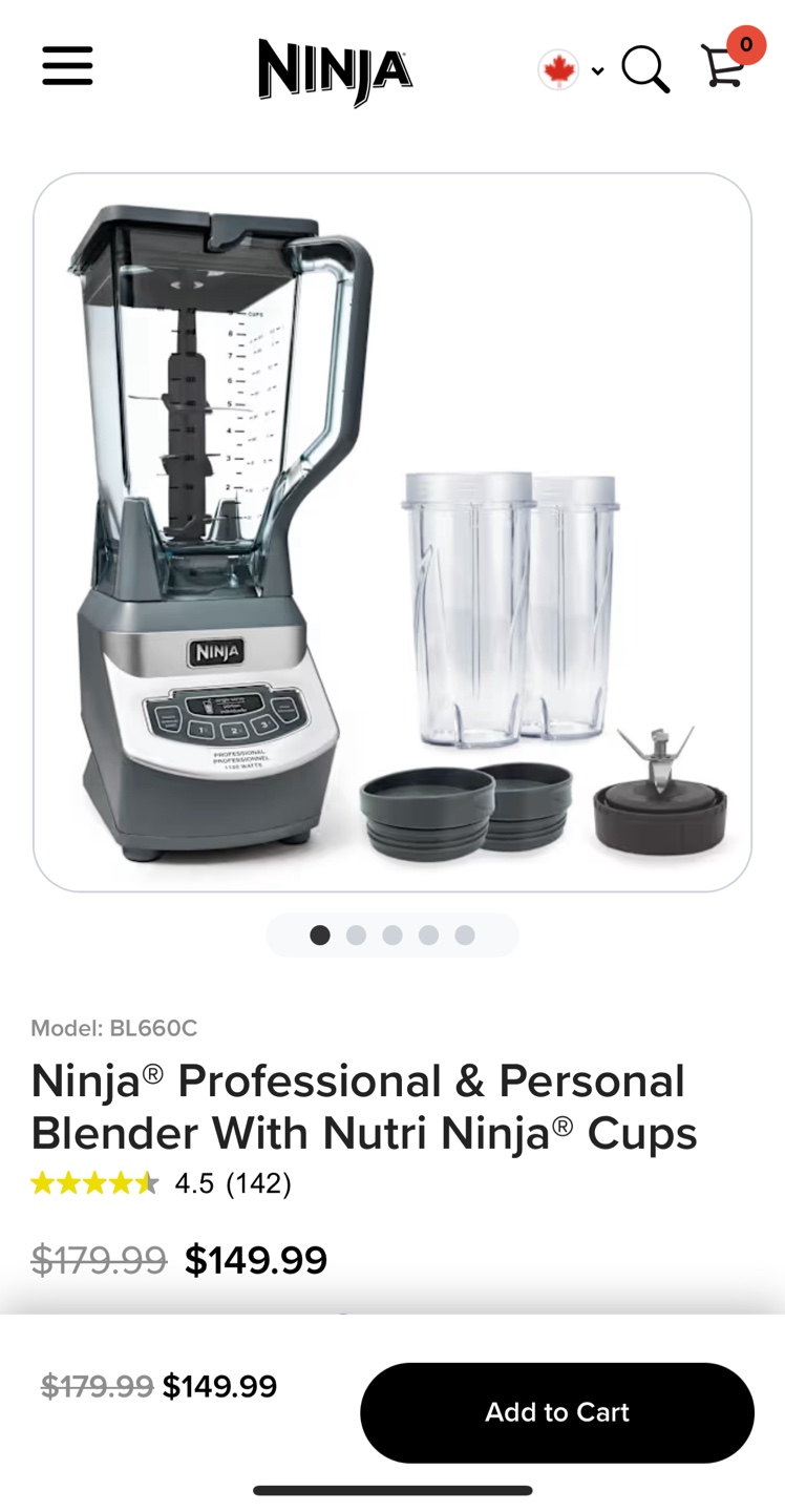 Ninja Professional Blender + 2 Cups - photo 3