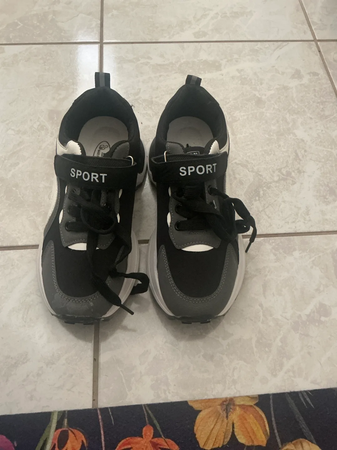 Black & Grey Sport Shoes thumbnail