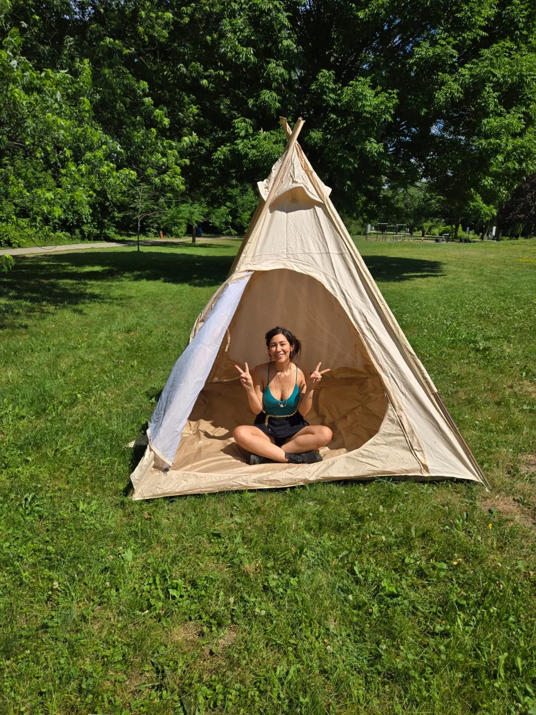 Teepee Tent - Beige thumbnail