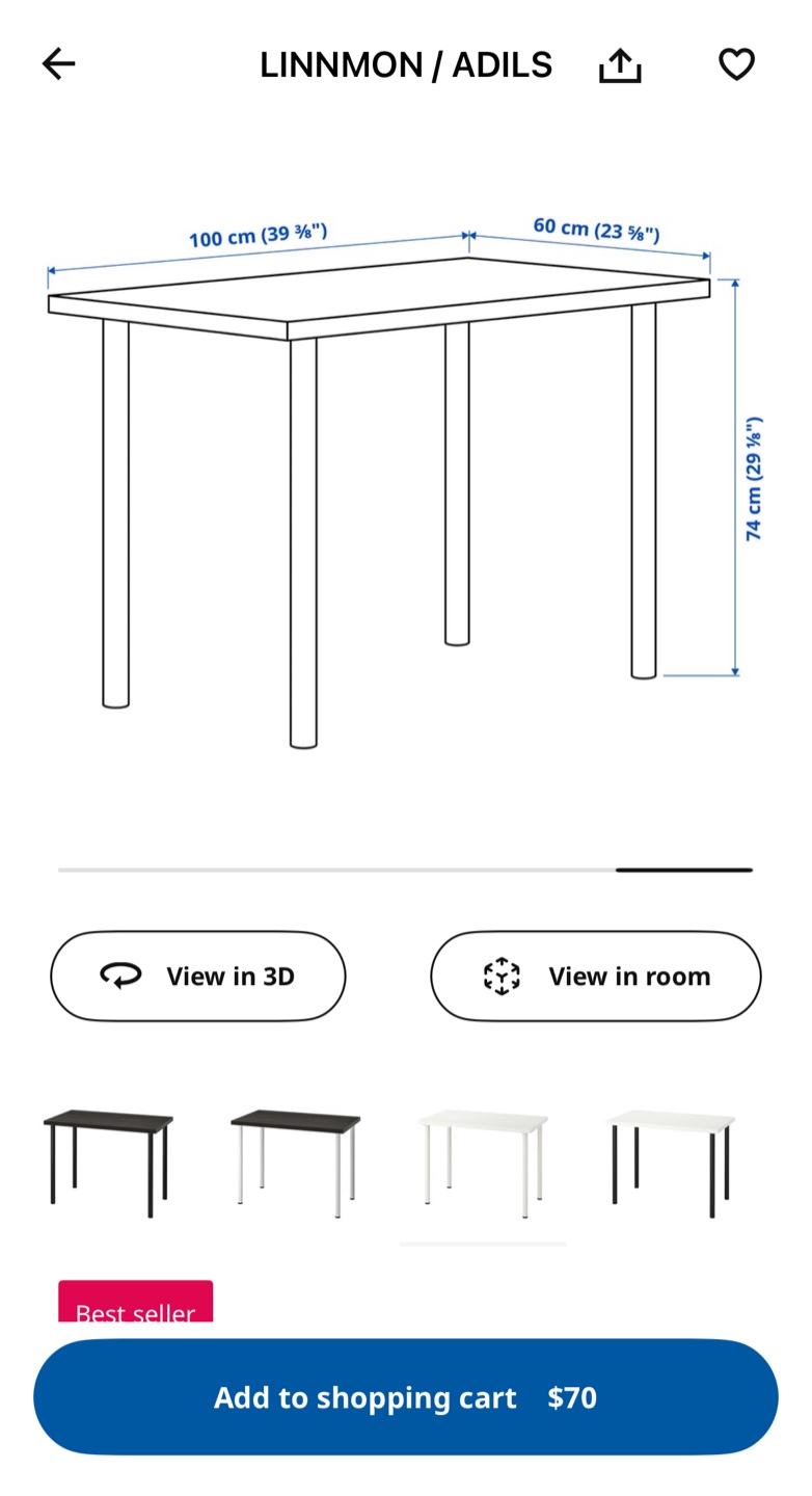 IKEA desk top -no legs - photo 5