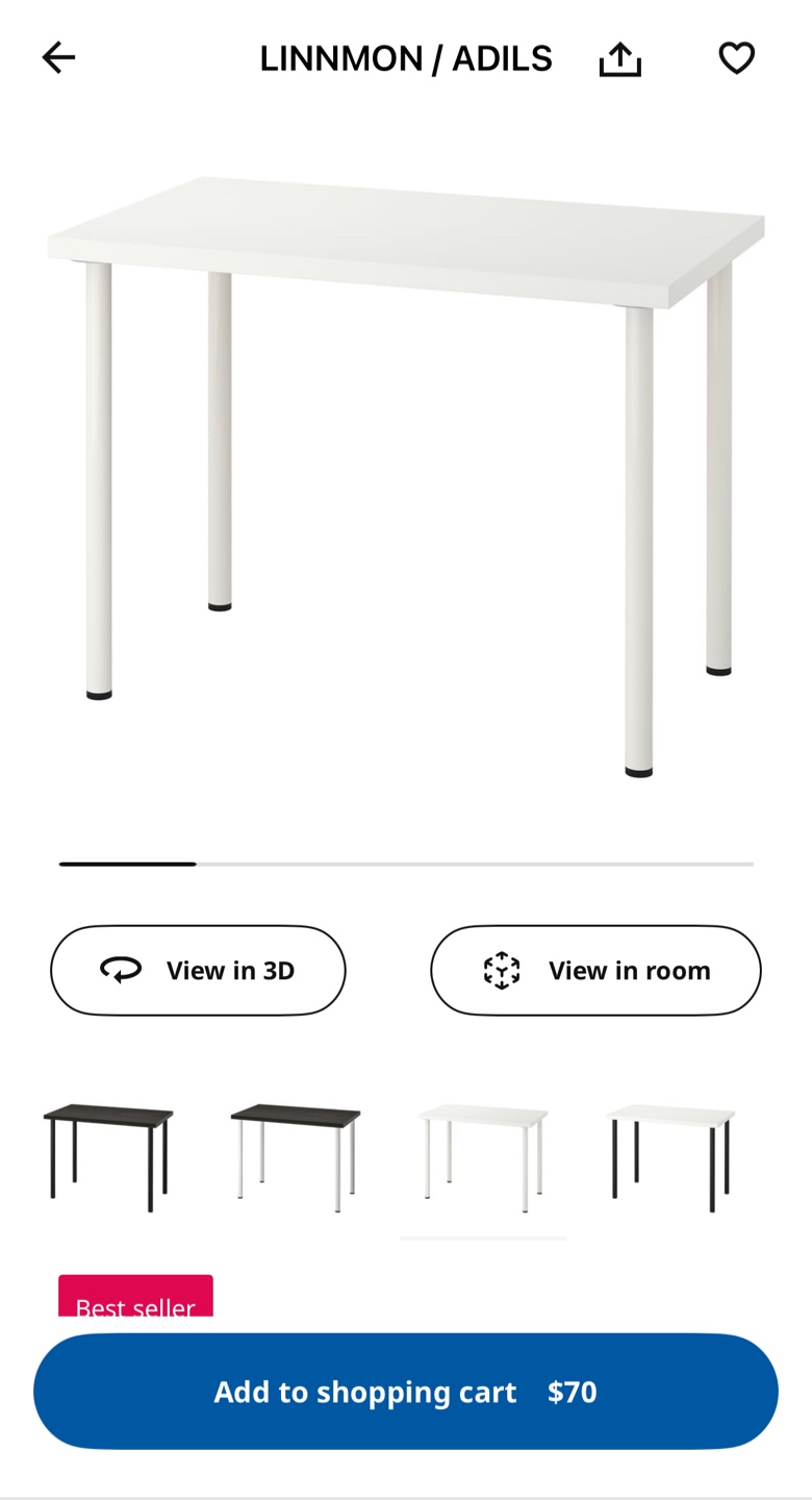 IKEA desk top -no legs - photo 4