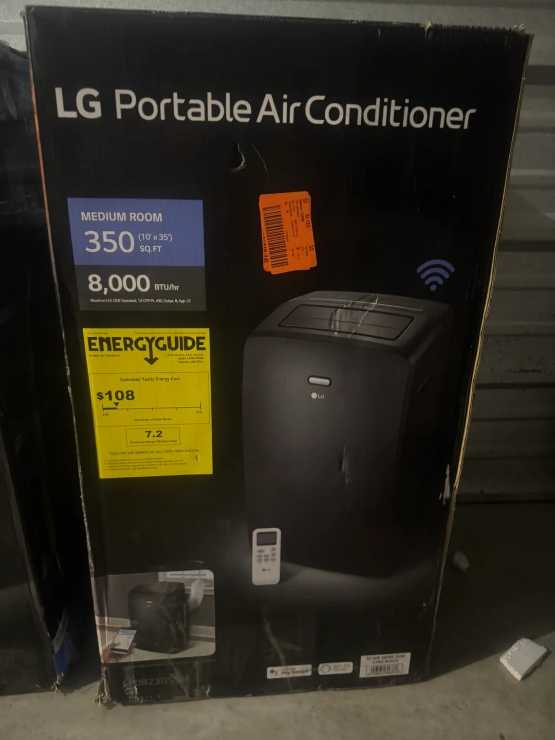 LG Portable Air Conditioner - 8,000 BTU thumbnail