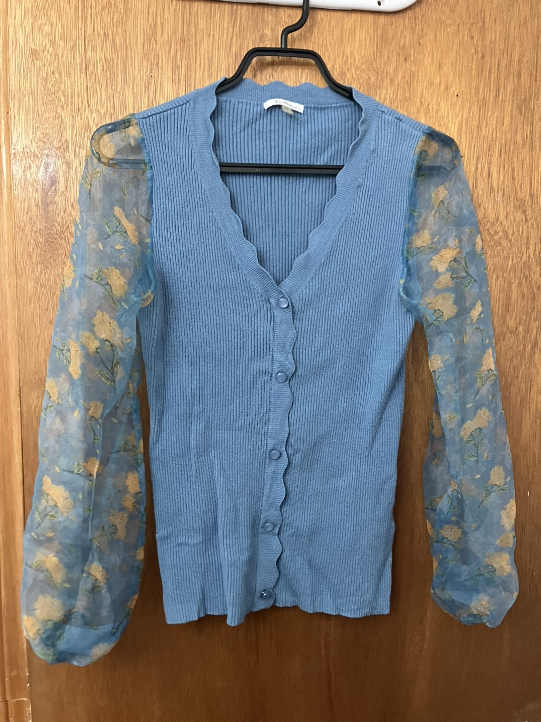 Vila Milano Blue Shirt - Size M