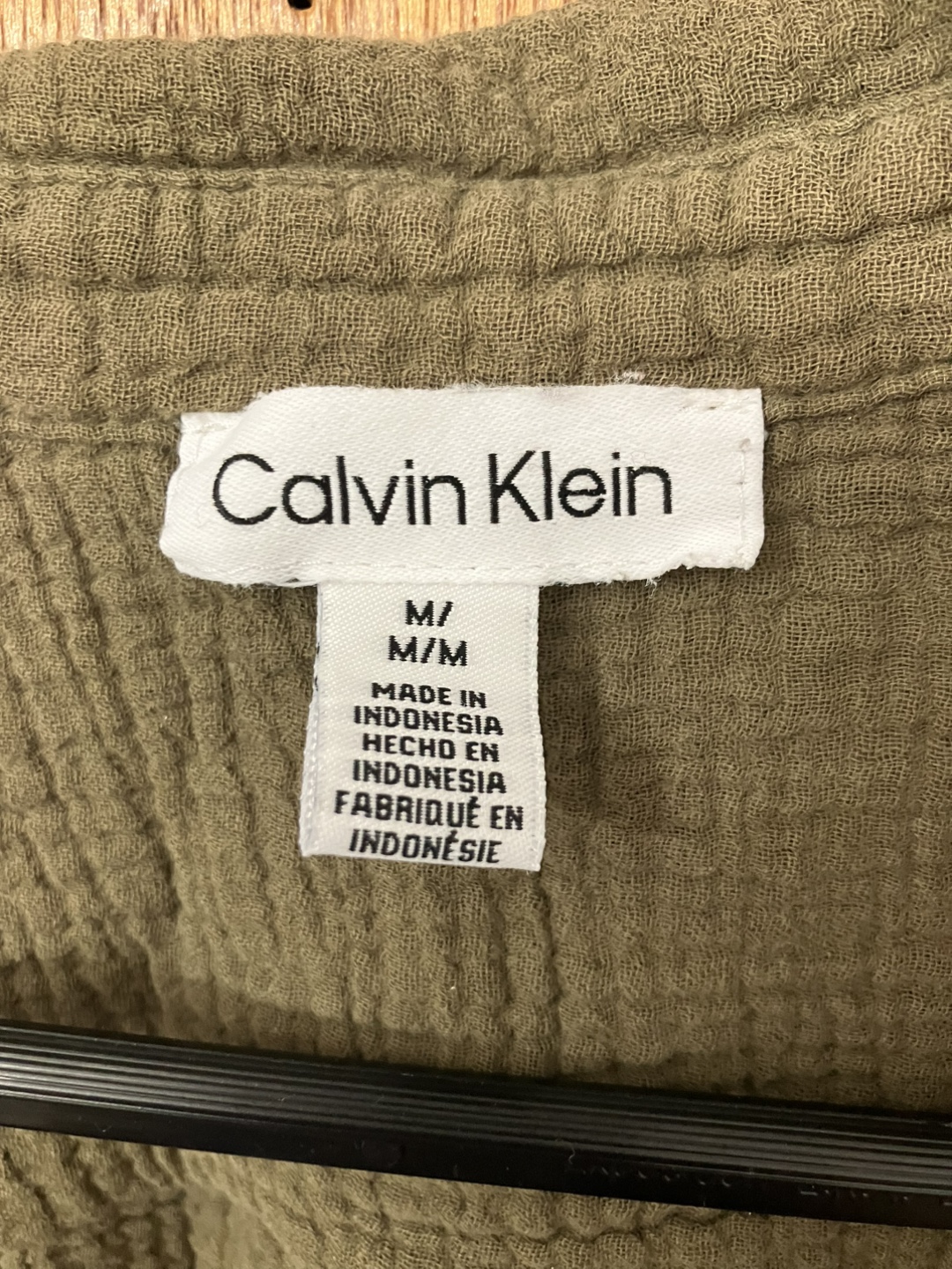 Calvin Klein Green Button-Up Shirt - Size M - photo 3