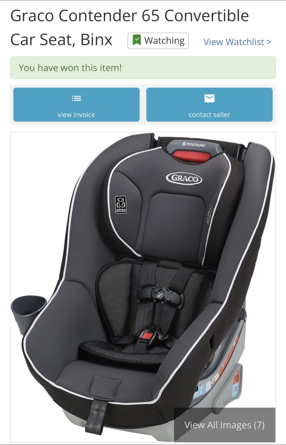 Graco Contender 65 Convertible Car Seat