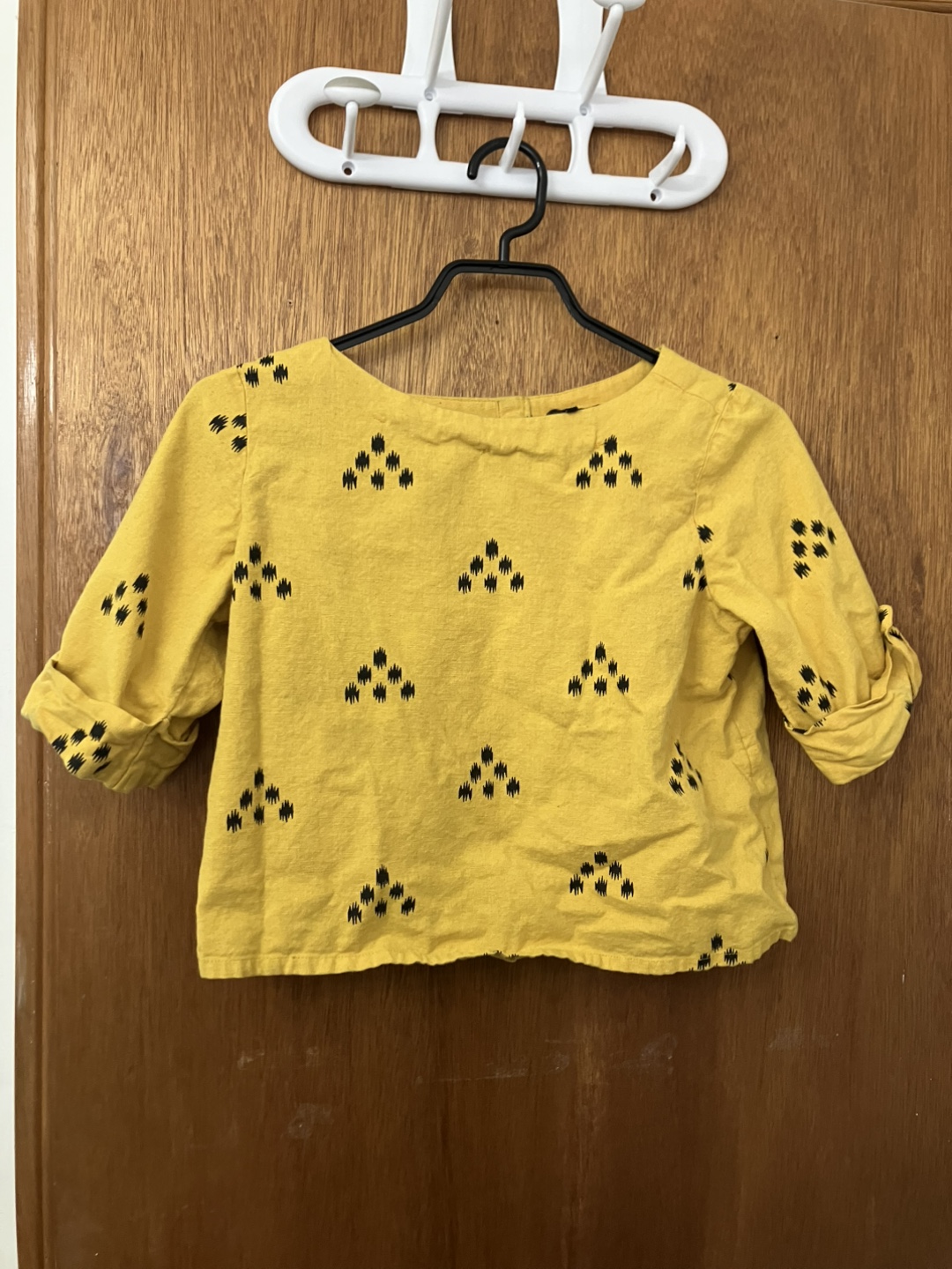 Yellow Cotton/Linen Shirt — Extra Small