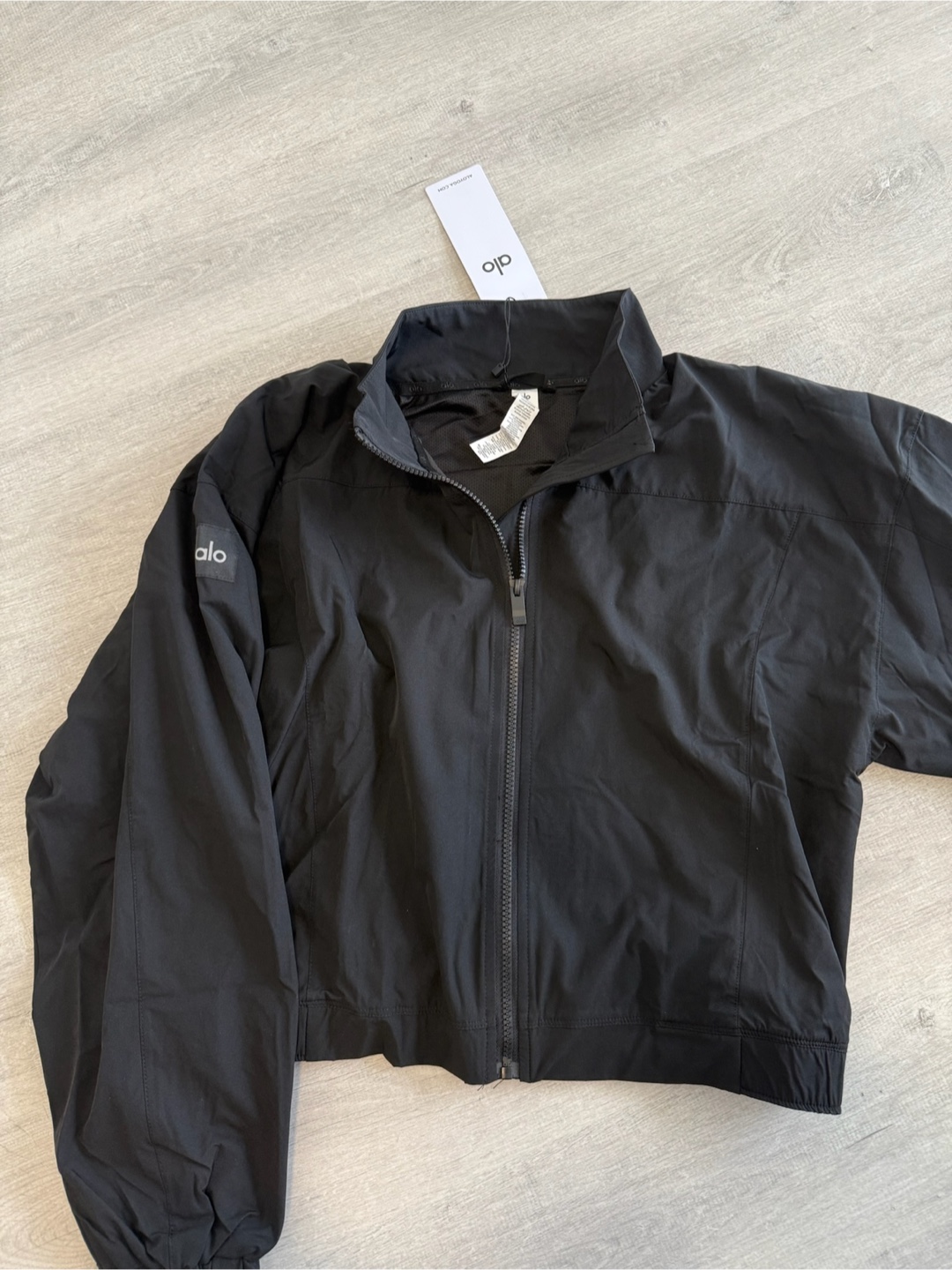 ALO Yoga Clubhouse Jacket - Black, Size M - photo 2