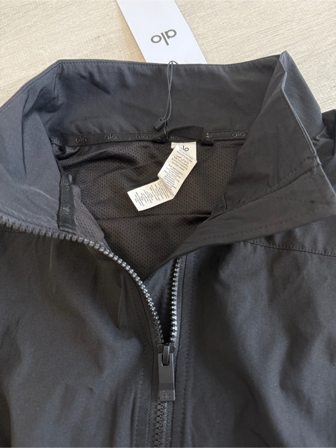 ALO Yoga Clubhouse Jacket - Black, Size M - photo 3