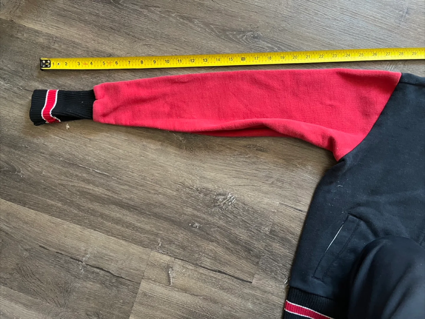 Krew Varsity Jacket, Black and Red image indicator(6)